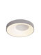 Inlight Deckenleuchte montieren 48cm Grau mit Integrierte LED