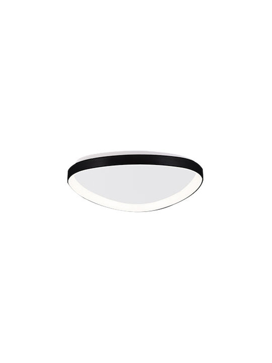 Inlight Plafonieră De Tavan 61.5cm Neagră Cu LED Integrat