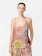 Women's Blouse Sleeveless Pink