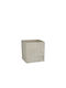 Atmosphera Саксия Металик Сив 13x13x13.5εκ.