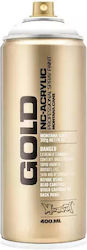Montana Cans Σπρέι Βαφής Χρυσό White Pure 400ml