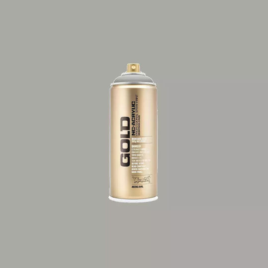 Montana Cans Σπρέι Βαφής Ακρυλικό με Μεταλλικό Εφέ Χρυσό G7030 Iron Curtain 400ml