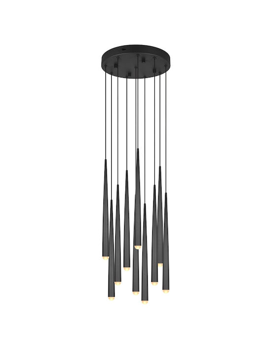 Trio Lighting Висящо Осветително Тяло Черен