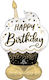 Balloon Foil Jumbo Black Airloonz 132cm
