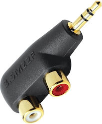 Audioquest Hart-Mini-3,5 mm RCA-Adapter Audioquest Hart-Mini-3,5 mm RCA-Adapter