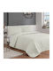 Tac Set Coverlet Semi-double from Polyester Ecru 180x240cm 2pcs