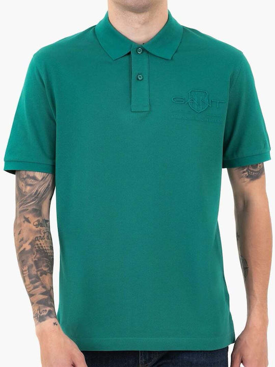 Gant Polo Μπλούζα Πρασινο