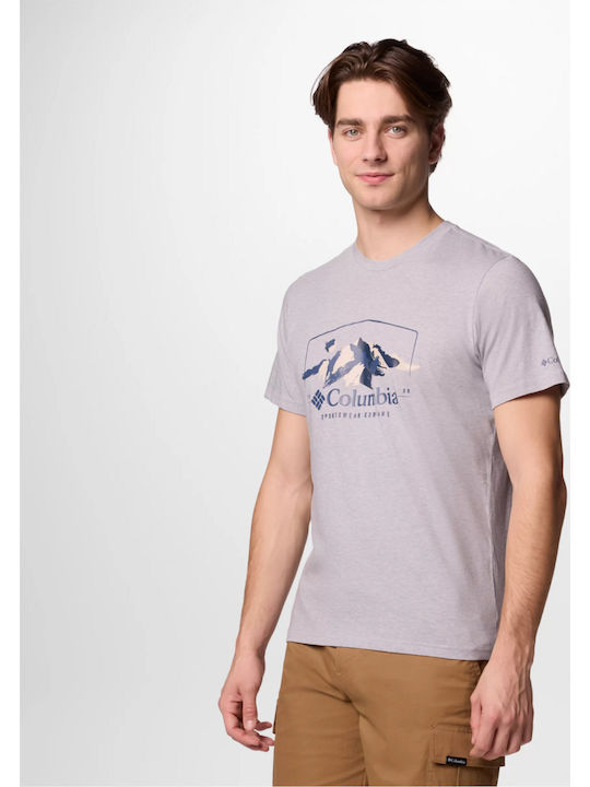 Columbia Path Lake Graphic T-shirt Purple