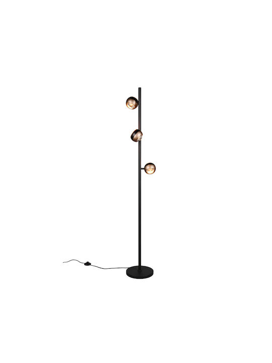 Trio Lighting LED Φωτιστικό Δαπέδου Μαύρο