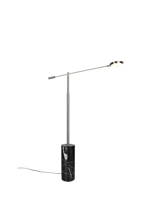 Trio Lighting LED Подова Лампа Сребрист