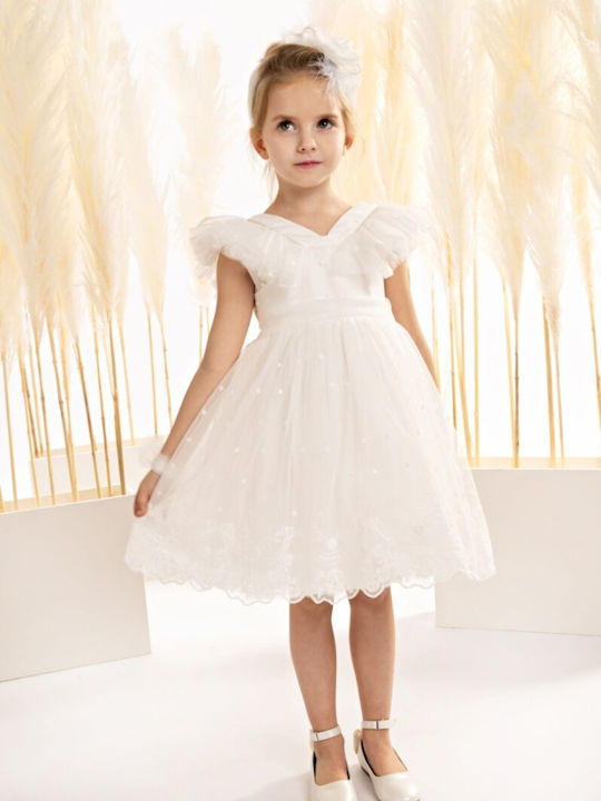 Baby Bloom White Baptism Dress made of Lace