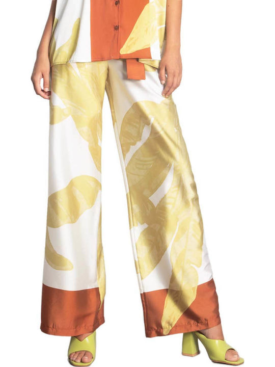 Moutaki Damen Stoff Palazzohose Moutaki Damen Stoff Palazzohose