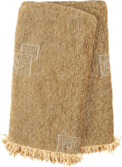 Sunshine Sunshine Sofa Throw 2 Seater Chenille 180x240cm Beige