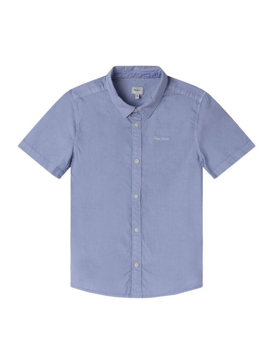 Pepe Jeans Kids Shirt Short Sleeve Azzurro Blue...