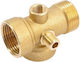 Pipe Tee Five-Way 1x1/4 Brass General Fittings 04-7330