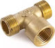 Pipe Tee 1/2 Brass Male-Female 04-7025