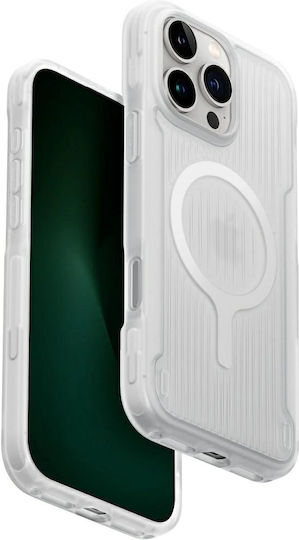Uniq Combat Umschlag Rückseite Kunststoff / Silikon mit Band Weiß (iPhone 17 Pro Max / iPhone 17 Pro / iPhone 16 Pro Max)