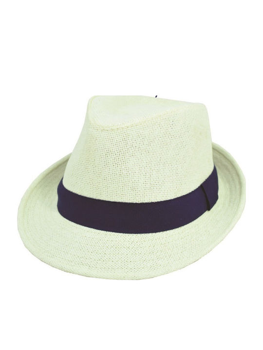 Kids' Fedora Hat Beige