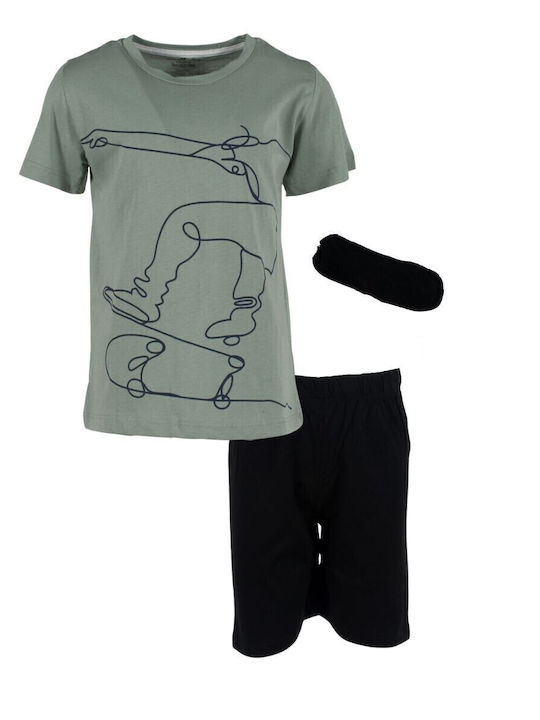 Hashtag Pijama pentru copii De vară Green Hommies