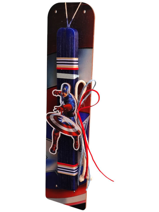 Lumanare de Paste Avengers Rotundă Parfumată Handmade cu Cutie Decorativă L317