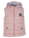 Kids' Casual Jacket Sleeveless with Hood Pink