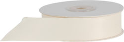 Stoff Baumwollband 2,5cm 20m A32452b Ecru