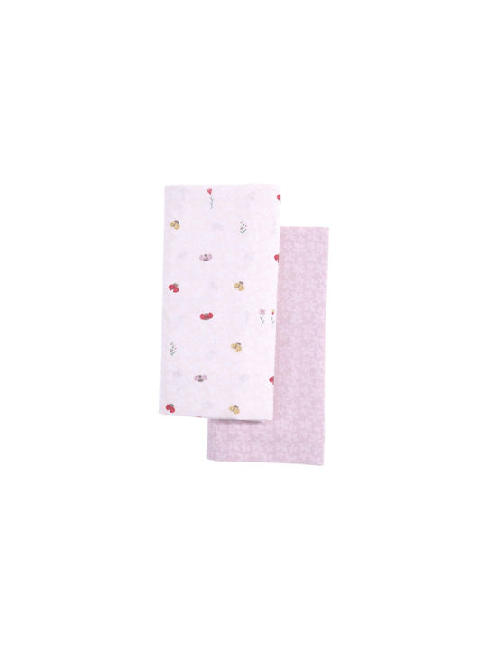 Nef-Nef Homeware Σετ Βρεφικά Σεντόνια Λίκνου Βαμβακερά Lady Bug Εκρού 70x120εκ. 2τμχ