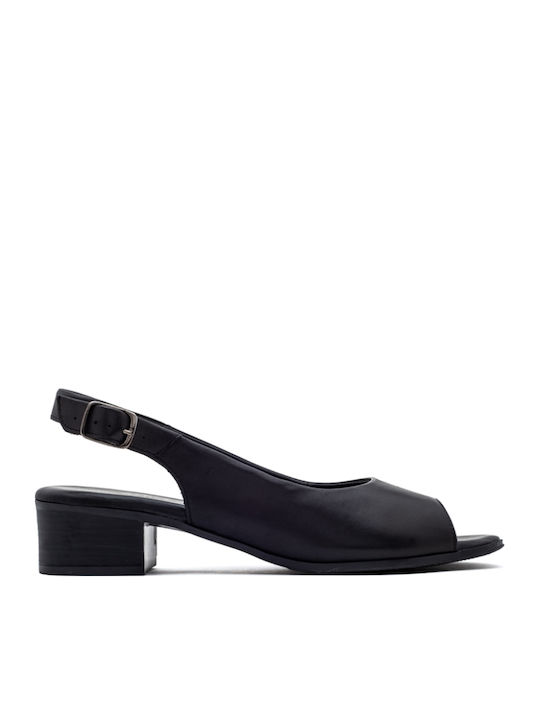 Pumps mit Riemchen Schwarz
