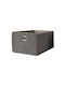 Kaemingk Stoff Aufbewahrungsbox Gray 25x32x18cm 1Stück