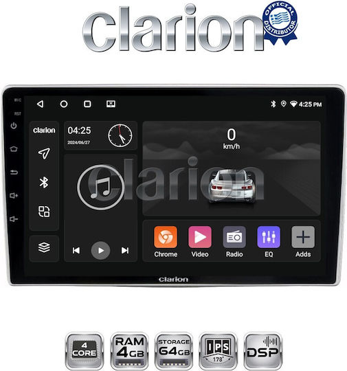Clarion Ηχοσύστημα Αυτοκινήτου για Alfa Romeo Mito 2008 (Bluetooth/USB/WiFi/GPS/Apple-Carplay/Android-Auto)