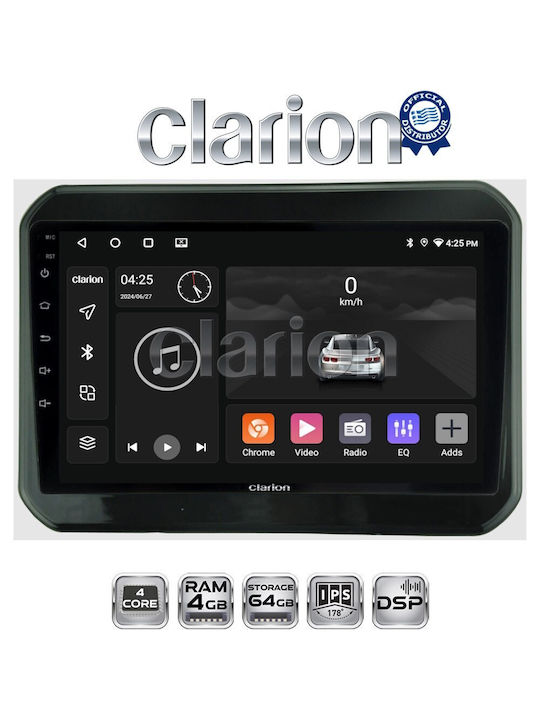 Clarion Ηχοσύστημα Αυτοκινήτου για Suzuki Ignis 2016 (Bluetooth/USB/WiFi/GPS/Apple-Carplay/Android-Auto)