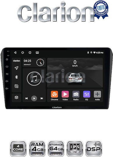 Clarion Auto-Audiosystem für Toyota Avensis 2003 > 2008 (Bluetooth/USB/WiFi/GPS/Apple-Carplay/Android-Auto)