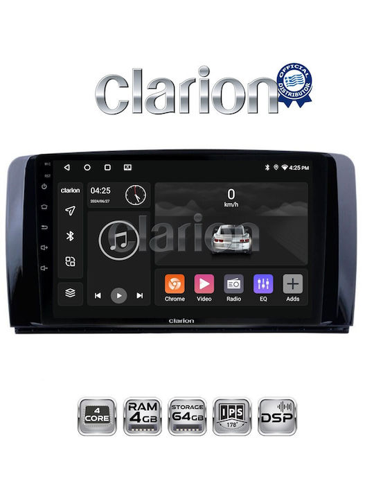 Clarion Sistem Audio Auto pentru Mercedes-Benz Clasa R 2006>2014 (Bluetooth/USB/WiFi/GPS/Apple-Carplay/Android-Auto)