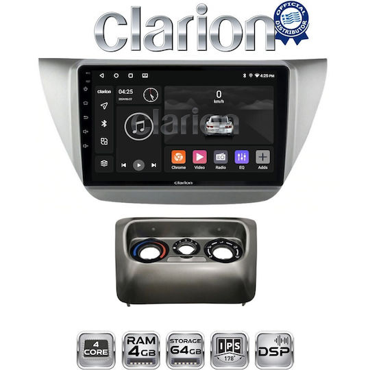 Clarion Ηχοσύστημα Αυτοκινήτου για Mitsubishi Lancer 2000>2007 (Bluetooth/USB/WiFi/GPS/Apple-Carplay/Android-Auto)