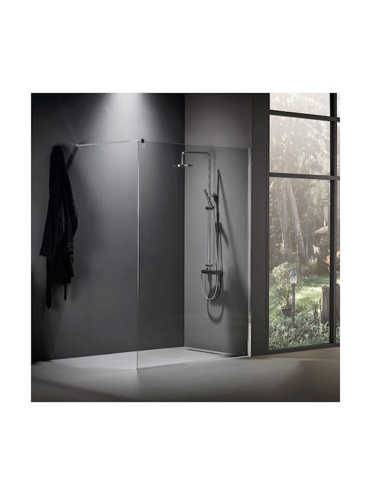 Devon Iwis Walk-in Фиксирана страна Душ 57-59x200см Прозрачно стъкло