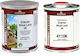 Borma Wachs 41122k-10/20 + 4112k Außenholzlack 2k Polyurethanlack 2 Komponenten 10-20% Natureffekt 5l + 5l