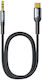WK Braided USB 2.0 Cable USB-C male - 3.5mm Χρυσό 1.2m 250867