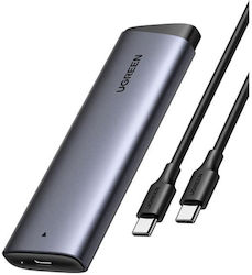 Ugreen Θήκη για Σκληρό Δίσκο M.2 SATA III NVME με σύνδεση Type-C