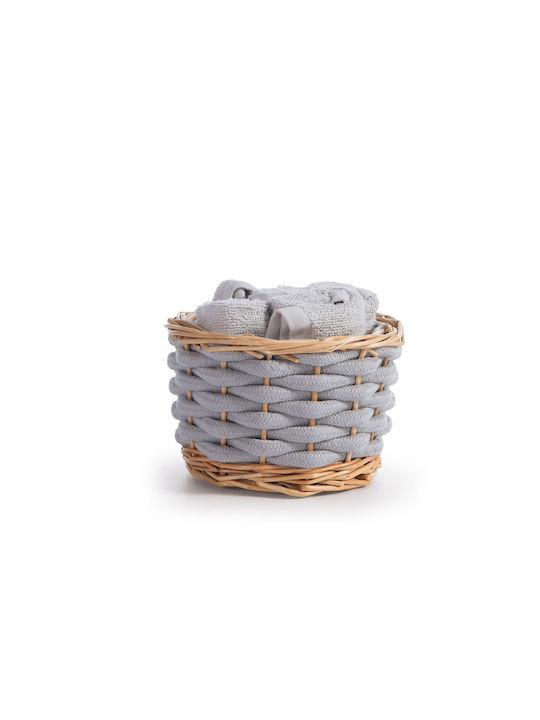 Set aus 5 Handtüchern Korb Borra Nef Nef Homeware 110 Grau