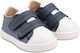 Babywalker Βαπτιστικά Δερμάτινα Sneakers Μπλε