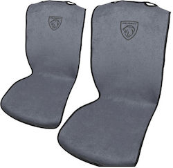 Takeposition Single Seat Cover 2 Pieces Cotton Gray 214-3246-9011-07