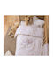 Nef-Nef Homeware HAPPY DAYS Βρεφικό Κουβερλί Βαμβακερό Εκρού 110x140cm