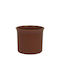 Leni Design Γλάστρα Πλαστική Brown 31.5x31.5εκ.