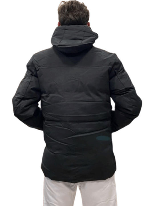 Paco & Co Μπουφάν Puffer Αντιανεμικό Black