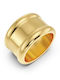 Edblad Chevalier Ring made of Steel Gold Plated