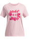 Kinder-T-Shirt Red Wordmark Ss