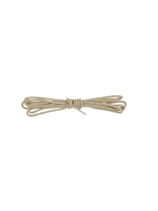 Bergal Round Laces Thin Dark Beige 75 Cm