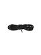 Bergal Trekking Rope Laces Black 120cm Round Hiking Shoelaces Braided Colors Black 120cm