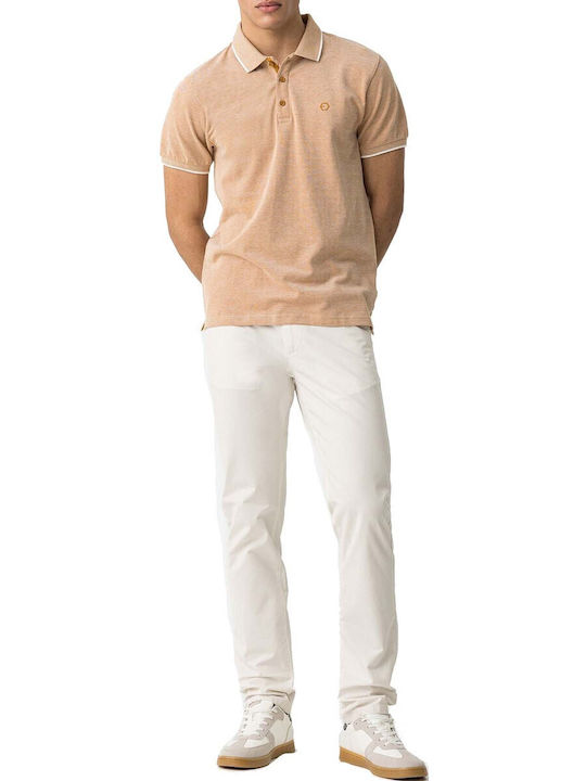 Tiffosi Παντελόνι Chino σε Tapered Γραμμή Εκρου