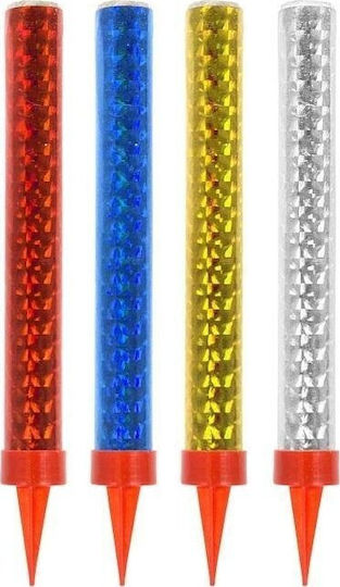 Godan Cake Candles Fireworks Holographic 12cm 12pcs